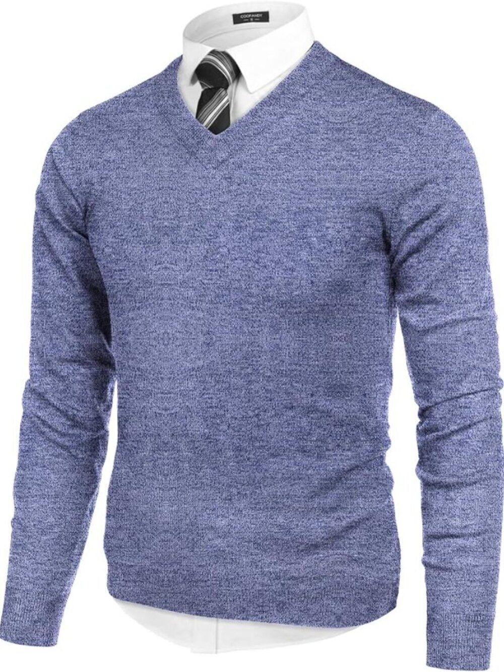 Men's v neck dress sweater